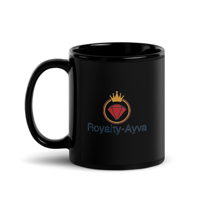 Royalty-Ayva Black Mug